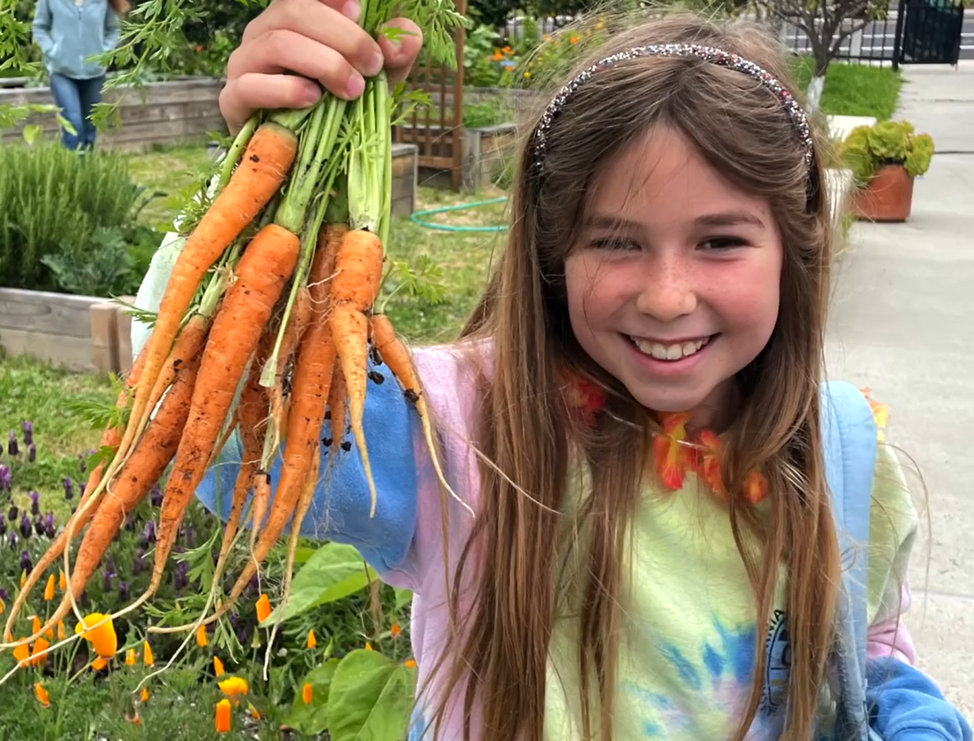girl carrots
